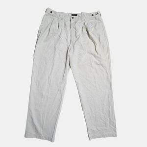 Dockers‎ Vintage Classic Fit No Wrinkle Twill Khaki Pants Pleated 38x30 Classic